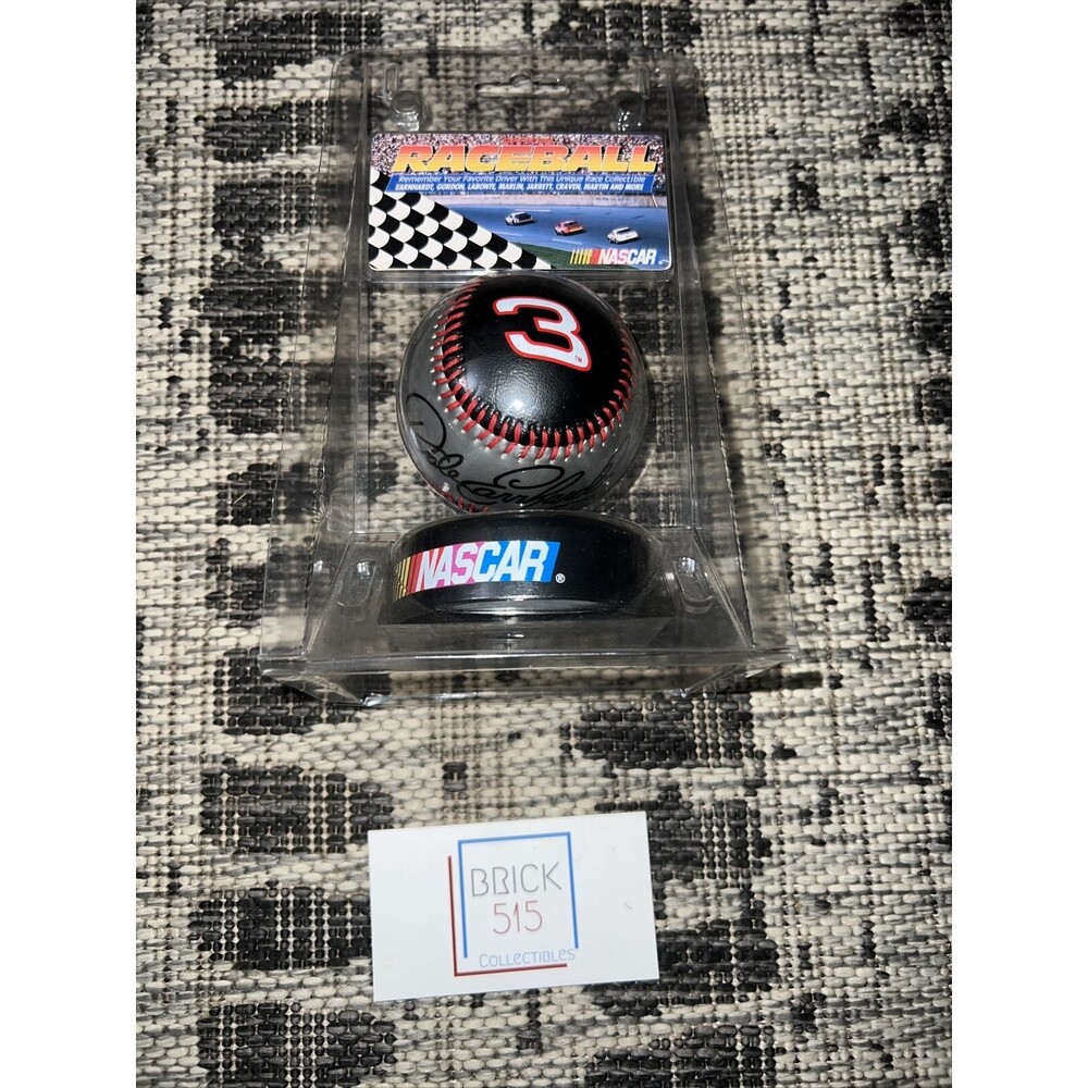 Dale Earnhardt #3 Collector Baseball-Race Day Official Raceball Memorabilia